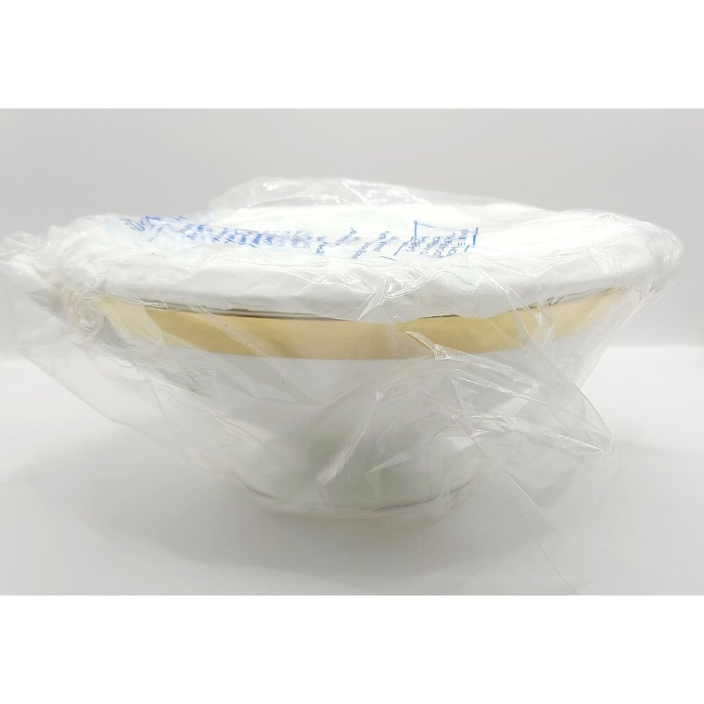Wedgwood Satine Gold Covered Vegetable Dish with Lid Porcelain New With Tags - Picture 11 of 12